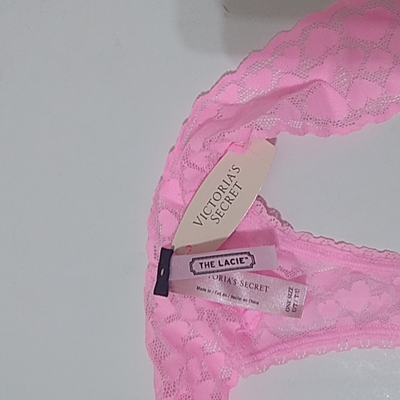 Victoria's The Lacie Pink Lace Panties - Picture 3 of 3